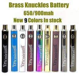 Brass Knuckles voorverwarm batterij 13600 900 mAh 8570 650 mAh onderspanning verstelbaar 3.2-3.7-4.1V USB-lader met verpakkingsdoos