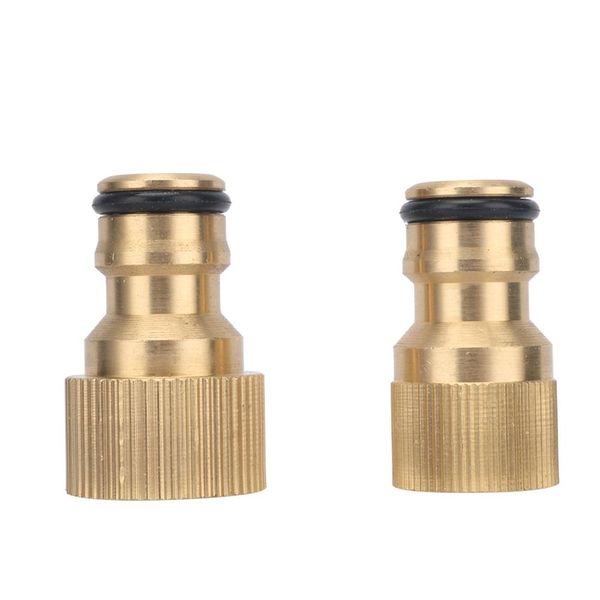 Latón M18 M22 Conector de pezón hembra Femenino Mejora del hogar Fitings de tubería de fontanería Adaptadores de acoplamiento rápido de cobre