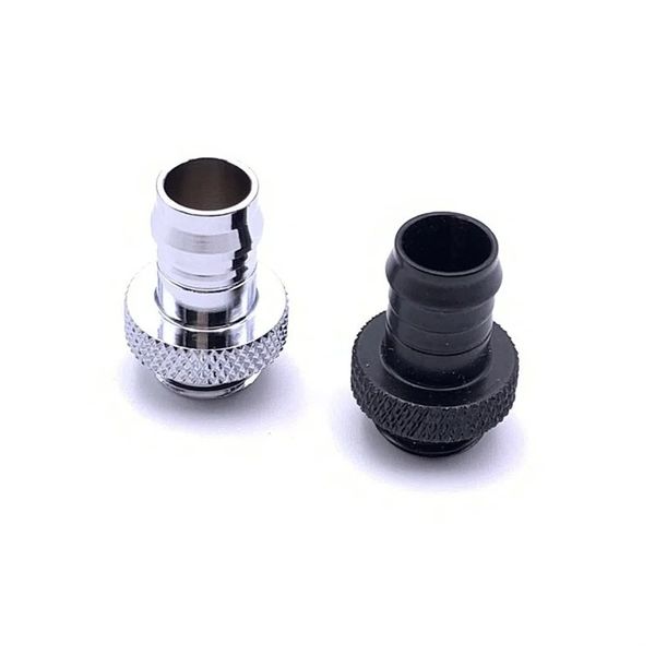 Conector adaptador de manguera de rosca masculina de latón G1/4 Alta precisión adecuada para un tubo del sistema de enfriamiento de agua de PC 8-9.5 mm