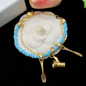 Bracelet perlé en laiton, portrait gravé et pendentif couverts, bracelet de créateur, cadeau de mode