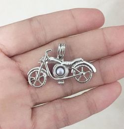 La Cage de médaillon de pendentif de moto en laiton peut être mise dans un montage de pendentif en perle de 74mm pour bracelet à bricoler soi-même collier breloques Fitting9258014