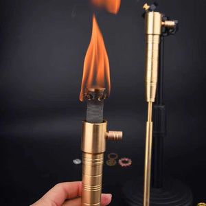 Torche à allumage unique en laiton, briquet kérosène, collection de cadeaux pour hommes, petit H36Z