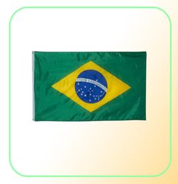 Brésil Flags Country National Flags 3039x5039ft 100d Polyester avec deux œillets en laiton4536735