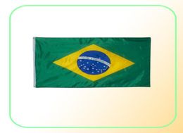 Brésil Flags Country National Flags 3039x5039ft 100d Polyester avec deux œillets en laiton9451321