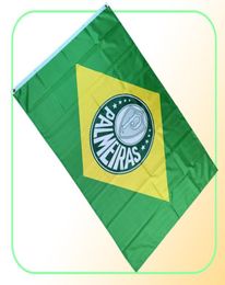 Brasil SOCIEDADE ESPORTIVA PAMEIRAS FC FLAGER 35FT 90CM150 CM POLITER FLAGS Decoración Flying Home Garden Flagg Festi8589874
