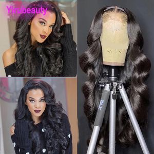 Peluca de encaje brasileña Body Wave 13X6 150% 180% 210% densidad Color Natural 10-32 pulgadas Yiurbeauty 100% cabello humano