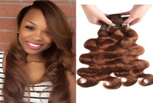 Brésilien Body Wave Hair vierge 3 paquets 8a non transformés du corps brésilien Wave Fair tisser les cheveux humains malaisiens peuviens Extend3819644