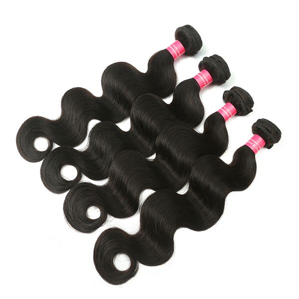 Brésilien Body Wave Wet and Wavy Virgin Brésilien Hair 3 Bundles Brésilien Brésilien Remy Human Hair Weave