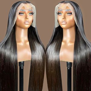 Braziliaanse Bone Straight Menselijk Haar Pruiken 360 Transparant Kant Frontale Pruik voor Vrouwen Lace Front Menselijk Haar Pruiken Pre Geplukt pruik