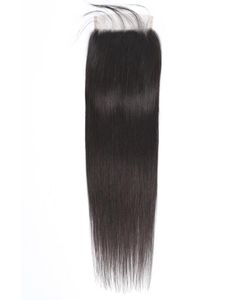 Perruque Lace Closure brésilienne Remy lisse, cheveux naturels, Deep Part, 6x6, pre-plucked, avec Baby Hair, Swiss Lace, 8039039280392374211