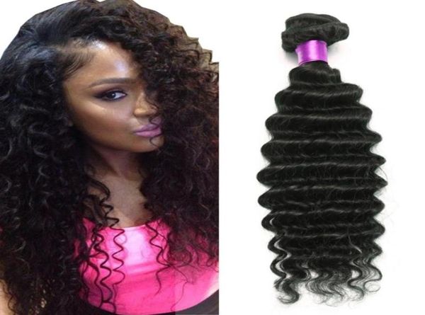 Brésilien Brésilien Vierge Vierge Vierge Brésilien Bundles 4pcs LOT100 Curly Virgin Hair Factory Vendre une vague de profonde vague bon marché 76223212