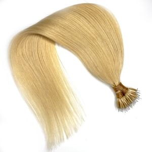 Braziliaans haar 613 Zijdeachtig Recht Golvend NANO Hair Extensions 50 g/partij Best verkopende Ruw Maagd Peruaans Maleisisch Indiaas 100% Remy Menselijk haar weeft