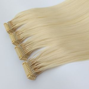 Extension de cheveux brésiliens 6d Tip Pre Bond Extension de cheveux humains pour femme pleine tête en 30 minutes 20 couleurs disponibles 14-28 pouces prix usine
