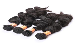 Extensions de cheveux brésiliens 4 pcs lâche style bouclé trame de cheveux couleur naturelle réel brésilien péruvien indien malaisien Remy cheveux humains 4313718