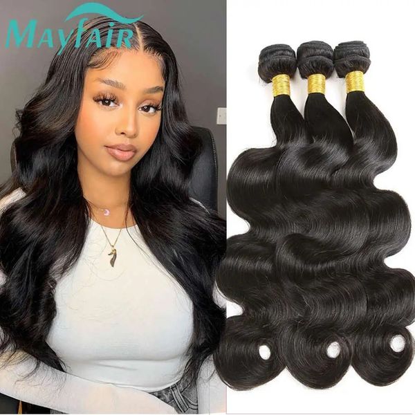 Tissage en lot brésilien Remy naturel Loose Body Wave, cheveux bruts, vierges, 28 30 32 1 3 4, 240118