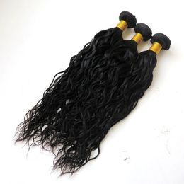 El cabello virgen brasileño teje tramas de cabello humano Paquetes de ondas naturales Sin procesar Peruano Indio Malasio Mongol Extensiones de cabello humano