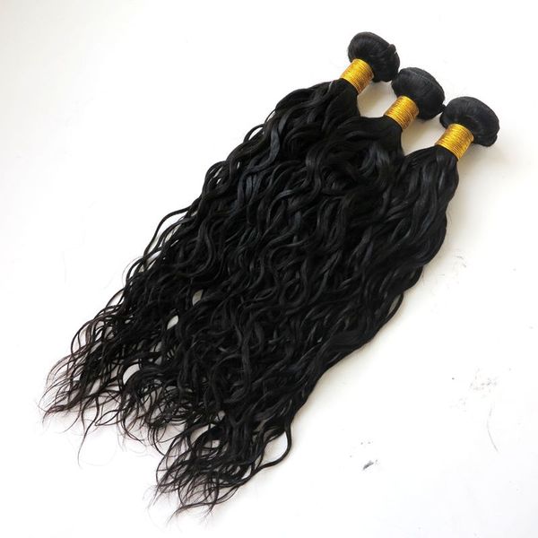Cheveux vierges brésiliens tisse des trames de cheveux humains faisceaux de vagues naturelles non transformés indien péruvien malais mongol extensions de cheveux humains