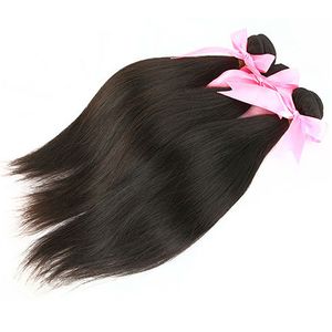 Tejido de cabello brasileño MikeHAIR extensiones de cabello humano baratas color natural peruano malayo indio camboyano cabello mongol 3 piezas ABBN