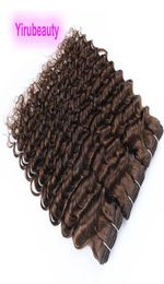 Brésilien Humain Haiir 3 Bundles 4 Couleur Péruvienne Vierge Cheveux Trames Vague Profonde Bouclés Trois Pcs Produits Indiens Malaisiens 1032inch1303741