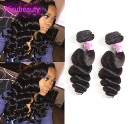 Brésilien Human Cheveux 2 Poules de cheveux en vrac Extensions de cheveux 2 Pieces Vague lâche Vierge Double Tofts 830Inch9968436