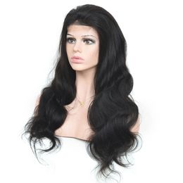 Cheveux humains brésiliens 4X4 fermeture à lacet perruque vague de corps 150% 180% 210% densité partie libre couleur naturelle 10-32 pouces