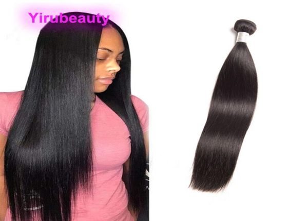 Extensions brésiliennes de cheveux humains un pack de long pouces 3040 pouces non transformées de cheveux remy trégrés droit 38 36 34inch1319862