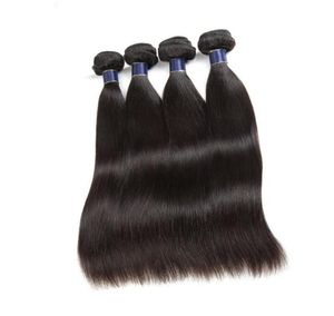 Brésilien Malaisien Vierge Cheveux Humains Tisse 56 Faisceaux Droit Péruvien Extensions de Cheveux Humains Trames 50gpcs5702613