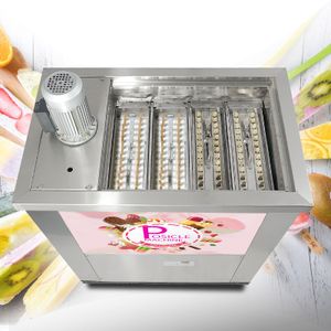 Ataforma Braziliaans slanke ontwerp IJs Lollipop Machine, Ice Sticks Popsicle Machine, Ice Lolly Make Machine Make Machine, inclusief 4 Slim Mold Set (26 PCS Popsicle Stick/Set)