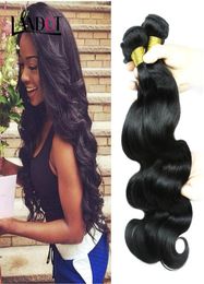 Brésilien Vierge Body Body Wave 100 Human Hair Weave Bundles non transformés Péruvien malaisien indien Remy Remy Wavy Hair Extensions 34 476696376