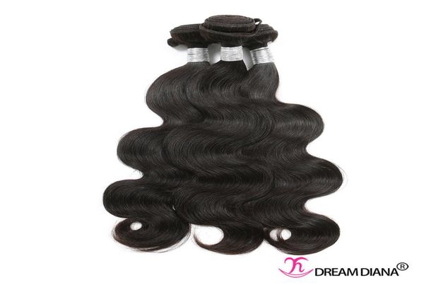 Brasileño Virgen Cabello Bundles Oveja para el cuerpo Extensiones de cabello barato 3 o 4 paquetes Brasil Weave Human Weave en la misma dirección REM3288551