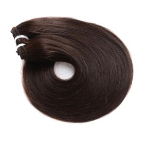 Braziliaanse maagdelijke hairextensions Steil haar Clip-in 2 4 kleuren Onverwerkt menselijk haar weeft 7 stuks Set met volledig hoofd 70140g3701633