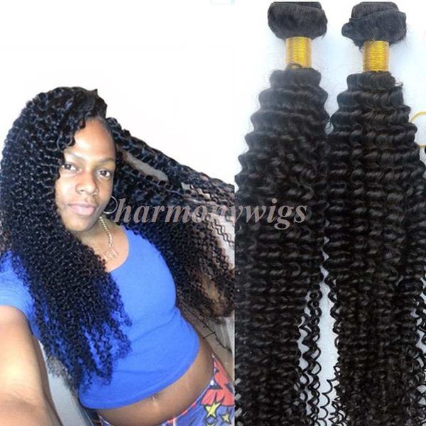 Madrillos de cabello de visón Virgin Brasil Bundles Bundles Kinky Curly Wefts 8-34 Incentrados de cabello bohemio peruano sin procesar