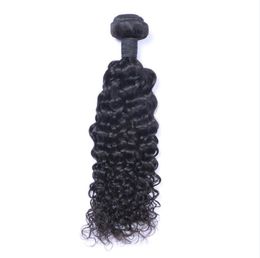 Braziliaanse maagdelijk menselijk haar Jerry krullende onbewerkte Remy Hair Weaves Dubbele inslag 100 g/bundel 1Bundle/Lot kan worden geverfd gebleekt