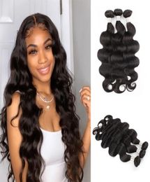 Braziliaanse Maagdelijk Menselijk Haar Weefbundels Onverwerkte Brazillian Peruaanse Indiase Maleisische Cambodjaanse Straight Body Wave Remy-haar 3234453