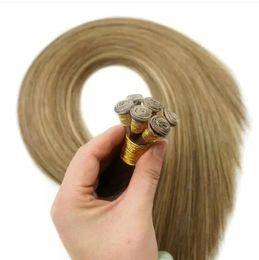 Hand Gebonden Inslag Witte Blonde Hair Extensions Zwart 1B 2 4 18 27 60 613 Zijdeachtige Rechte Maagd Menselijk Haar Inslagen 100gm 9A Bella Haar Doel Julienchina