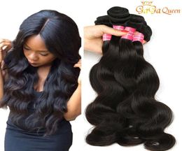 Brazillian Virgin Hair Body Wave 3 Bundels Braziliaans menselijk haar Weave7232160