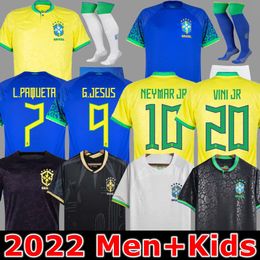 bRAZILS 2023 camisetas de fútbol Camiseta de futbol PAQUETA RAPHINHA camiseta de fútbol maillots MARQUINHOS VINI JR brasil RICHARLISON HOMBRES NIÑOS MUJER NEYMAR