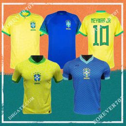 BRAZILIË jersey spelerversie BRAZILIË voetbalshirts 22/23/24 CASEMIRO L.PAQUETA RICHARLISON NEYMAR shirt RAPHINHA G.JESUS VINI JR RODRYGO Kindertenue Voetbaluniform