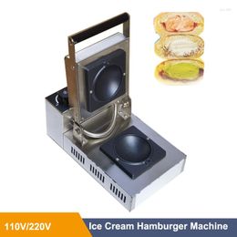 Broodmakers 110V/220V 600W Elektrisch ijs Press Hamburger Commerciële isolatie Machines Creams Machine