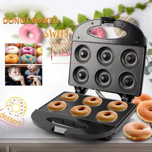 Fabricantes de pan 220V Desayuno para el hogar Waffle Completamente automático Mini Doble Cara Calefacción Eléctrica Sandwich Cake Maker Machine