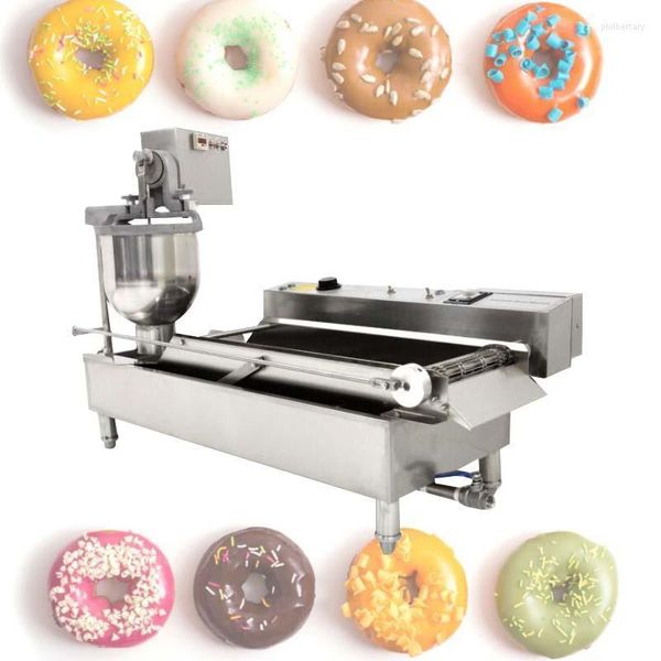 Fabricantes de pan 6000W Donut Comercial Automático 7L Acero inoxidable Donut Maker Freidora eléctrica Mini máquina de hacer Phil22