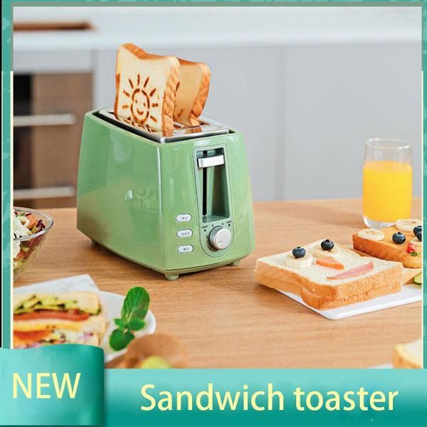 Fabricantes de pan Tostadora automática Sandwich Desayuno Maker Hogar Mini Máquina pequeña Electrodomésticos de cocina Phil22