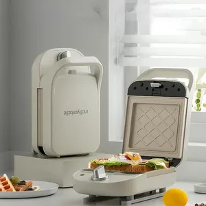 Broodmakers keramische email gecoate broodrooster sandwich ontbijtmachine home apparaat getimede multifunctionele toast wafelmaker Sanwich