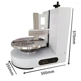 Machine de remplissage de revêtement de crème de gâteau d'anniversaire commerciale de 4 à 12 pouces, équipement d'épandage électrique entièrement automatique