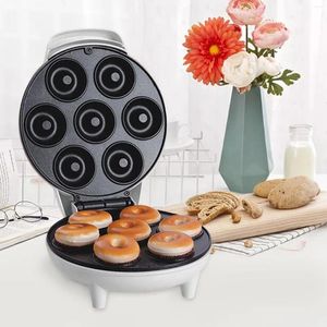 Machines à pain Donut Maker Waffle fait 7 petits beignets 750W électrique léger