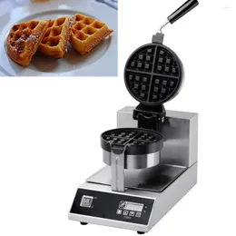 Bread Makers Electric 220V Tipo digital Rotaing Belgium Waffle Baker Máquina