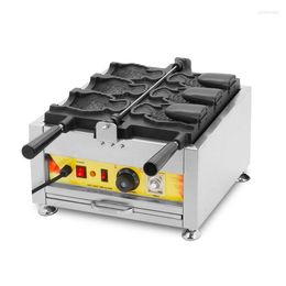 Máquina para hacer pan, helado Est, 3 uds., forma de pez, pastel, Waffle, máquina de cono, antiadherente, eléctrica, comercial, Taiyaki