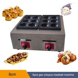 Machines à pain modèle à gaz 8 cm pieuvre Machine à boulettes de viande électrique 110/220 V antiadhésif Takoyaki Maker boule de poisson