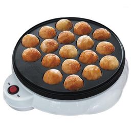 Broodbakmachines Maruko Bakmachine Huishoudelijke Elektrische Takoyaki Maker Octopus Ballen Grill Pan Professionele Koken Tools12985