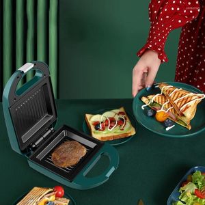 Machines à pain multifonctionnel électrique plié petit déjeuner Sandwich Maker 220v antiadhésif rapide toast Pan Pot gaufre gril Machine